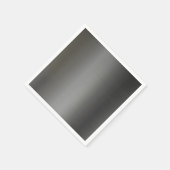 リアルな銀色のメタリックな質感 スタンダードカクテルナプキン (角)