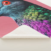 リアルな鳩の肖像画: 華麗なる鳩のマジェスティ シェルパブランケット (3/4)