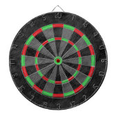 リアルな黒いファーテクスチャ ダーツボード (正面)