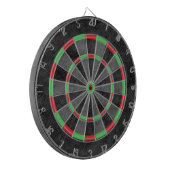 リアルな黒いファーテクスチャ ダーツボード (正面左)