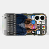 リアルなiPhoneホーム画面 山の湖 Case-Mate iPhoneケース (裏面 (横))