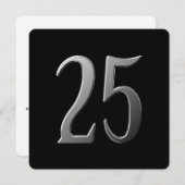 リアルの25周年情報 招待状 (正面/裏面)