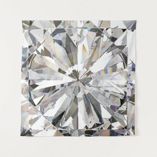 リアルひし形: 3Dクローズアップ タペストリー (正面(横))