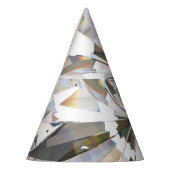 リアルひし形： 3Dクローズアップ パーティーハット (左)