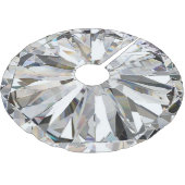 リアルひし形： 3Dクローズアップ ブラッシュドポリエステルツリースカート (アングル)