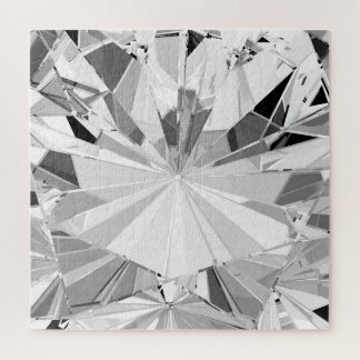 リアルひし形： 3Dテクスチャのクローズアップ ジグソーパズル