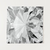 リアルひし形: 3Dテクスチャのクローズアップ タペストリー (正面(横))