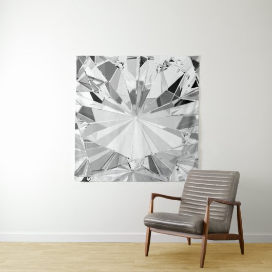 リアルひし形: 3Dテクスチャのクローズアップ タペストリー (インサイチュ)