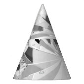 リアルひし形： 3Dテクスチャのクローズアップ パーティーハット (左)