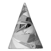 リアルひし形： 3Dテクスチャのクローズアップ パーティーハット (右)