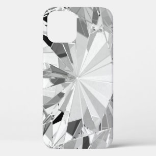 リアルひし形: 3Dテクスチャのクローズアップ iPhone 12ケース