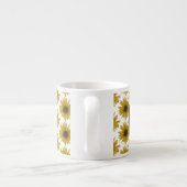 リアルひまわり3Dパターンモノグラム エスプレッソカップ (裏面)