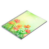 リアルぼやけ春背景–2374 ノートブック (左側)