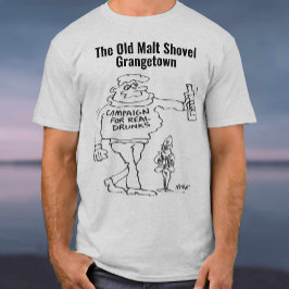 リアルエールまたはマイクロパブ 楽しい漫画 酔っ払い Tシャツ
