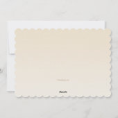 リアルクリスマスオーナメントホリデーカード シーズンカード (裏面)