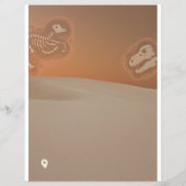 リアルクール恐竜誕生日招待状 チラシ (裏面)