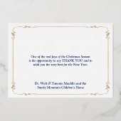 リアルゴールド箔 聖夜のキリスト降誕カード 箔シーズンカード (裏面)