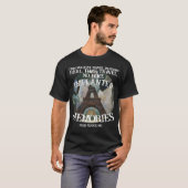 リアルタイムマシンで旅するパリ フランス 1913 Tシャツ (正面フル)
