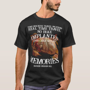 リアルタイムマシン トラベル カニカレー キラー シーサイド Tシャツ