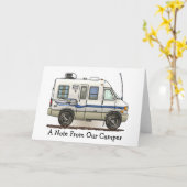 リアルタウィンネバゴキャンパーRV M カード (黄色い花)