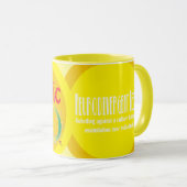 リアルティティスティックレインボーインフィニティコーヒーマグ マグカップ (正面右)