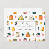 リアルティ紹介ありがとう可愛い家 サンキューカード (正面/裏面)