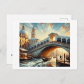 リアルトブリッジヴェニス ポストカード (正面/裏面)