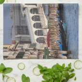 リアルトブリッジヴェネツィアイタリア キッチンタオル (折り畳み)