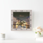 リアルト壁時計 スクエア壁時計 (ホーム)