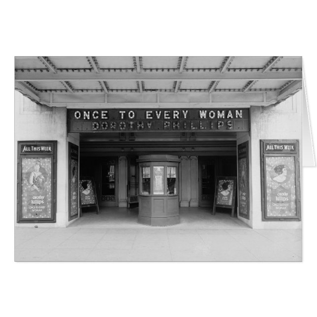 リアルト映画館、1920年 (正面横)