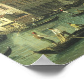 リアルト橋からグランドカナル ポスター (角)