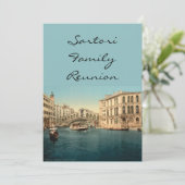 リアルト橋とグランデ・カナール、ヴェネツィア、イタリア 招待状 (スタンド正面)