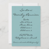 リアルト橋とグランデ・カナール、ヴェネツィア、イタリア 招待状 (裏面)