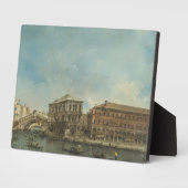 リアルト橋とパラッツォデイカメレンギ フォトプラーク (側面)