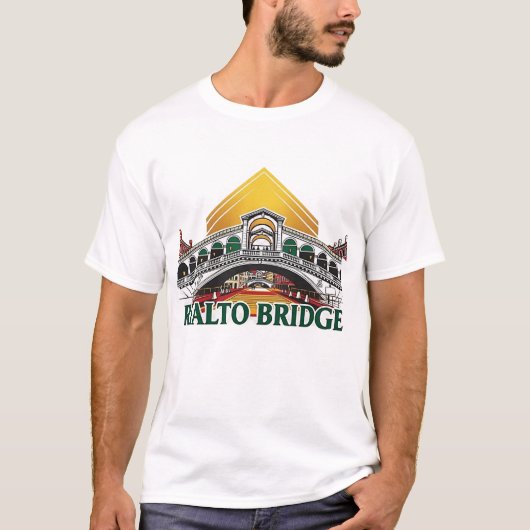 リアルト橋 Tシャツ (正面)