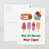 リアルヒーローズ：リーグ・オブ・アイス・クリーム ポストカード (正面/裏面)