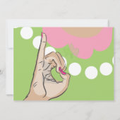 リアルプリティガールズライフ招待状 招待状 (裏面)