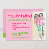 リアルプリティーガールズ] ご招待 招待状 (正面/裏面)