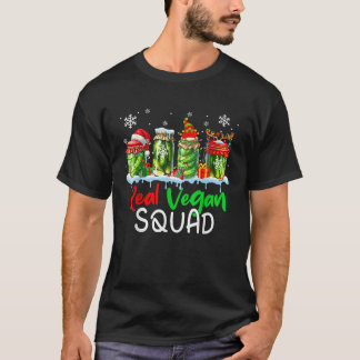 リアルベガンスクワッドサンタエルフリンデアーピクルス缶 Xmas Tシャツ
