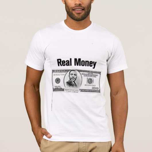 リアルマネーTシャツ Tシャツ (正面)