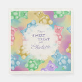 リアルモダンなグミベア紙ナプキン スタンダードランチョンナプキン (正面)