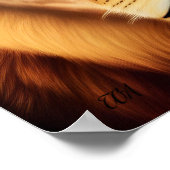 リアル威厳のあるライオン ポスター (角)