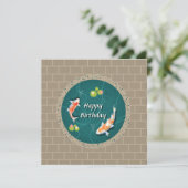 リアル緑日本のコイ魚池 カード (スタンド正面)