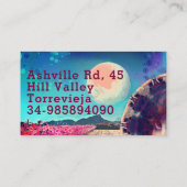 リアル美しいサロンスパ美容師 名刺 (裏面)