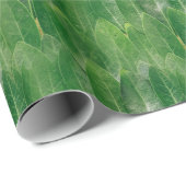 リアル葉なフォトテクスチャおもしろい明るい緑 ラッピングペーパー (ロールコーナー)