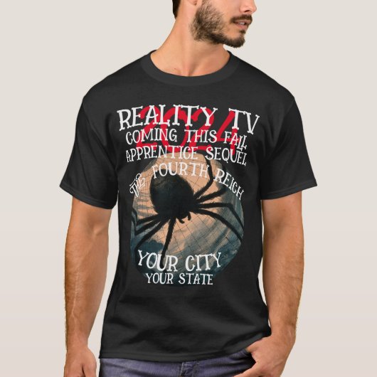 リアル・イティー・テレビジョン 第四帝国は今秋 第三 Tシャツ (正面)