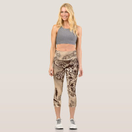 リアレギンス カプリレギンス