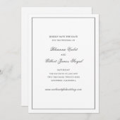 リアンナ伝統的結婚ズ セーブザデート (正面/裏面)