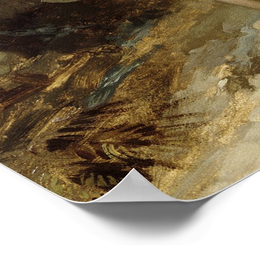 リア王と嵐の中の愚か者 ポスター (角)