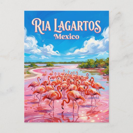 リア・ラガルトス生物圏保護区 メキシコ ポストカード (正面)